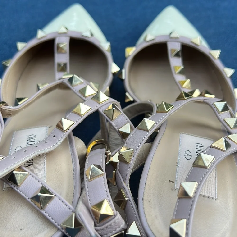 Rockstud Caged 65 Leather Ankle Strap Pump - Picture 12 of 12